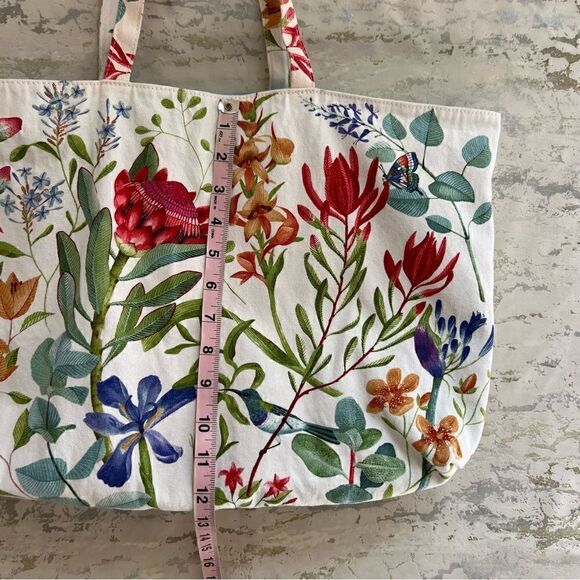 Floral Tote Reusable Shopping bag - Picture 5 of 8
